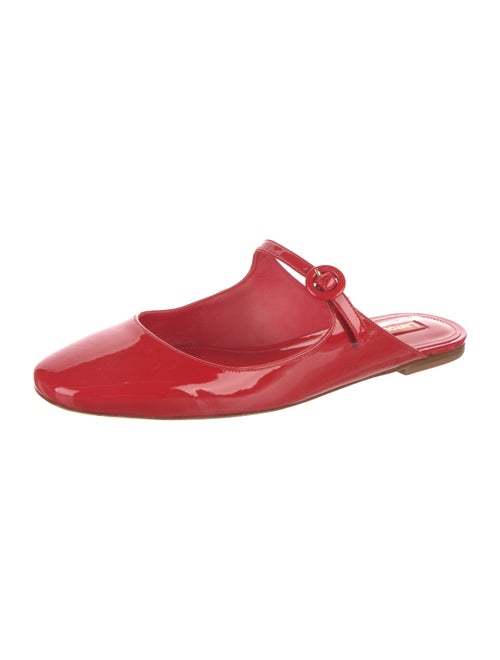Larroude Patent Leather Mules