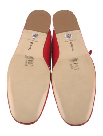 Larroude Patent Leather Mules