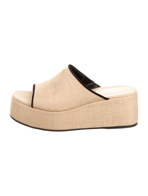 Larroude Canvas Slides