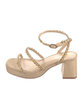 Larroude Raffia Espadrilles