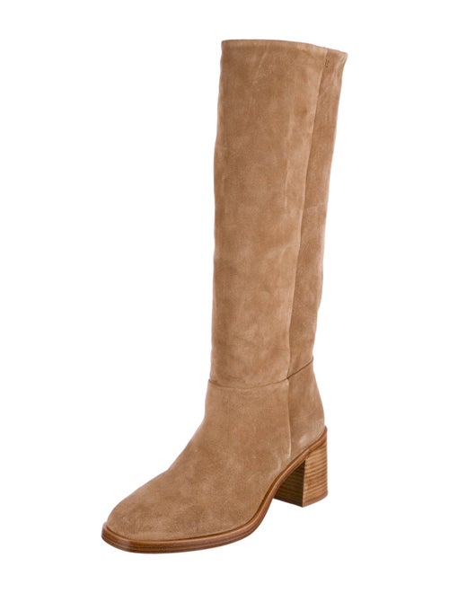 Larroude Suede Riding Boots