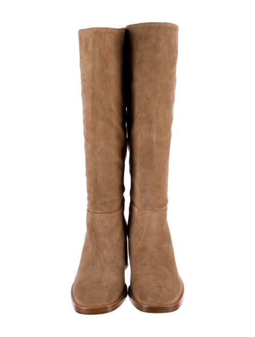 Larroude Suede Riding Boots