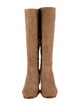 Larroude Suede Riding Boots