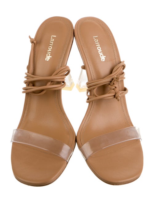 Larroude Leather Sandals