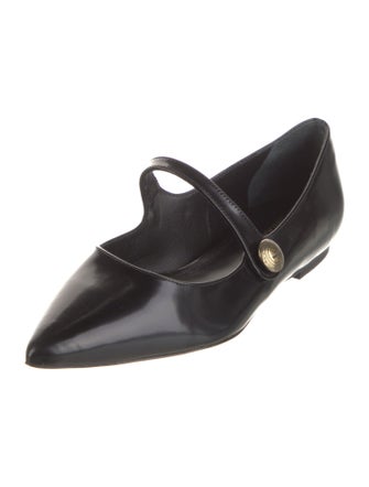Larroude Patent Leather Mary Jane Flats