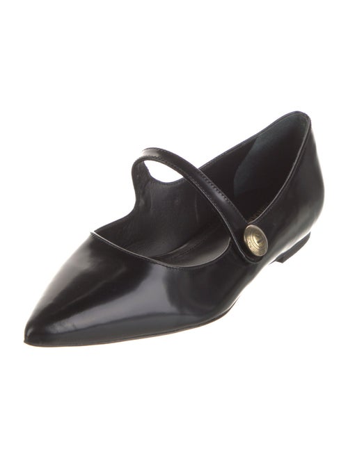 Larroude Patent Leather Mary Jane Flats
