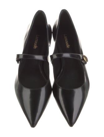 Larroude Patent Leather Mary Jane Flats