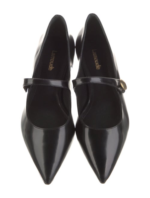 Larroude Patent Leather Mary Jane Flats