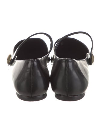 Larroude Patent Leather Mary Jane Flats
