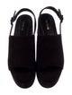 Larroude Suede Slingback Sandals
