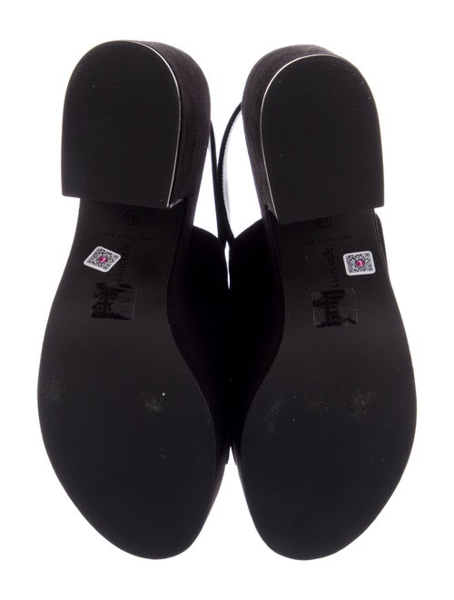 Larroude Suede Slingback Sandals