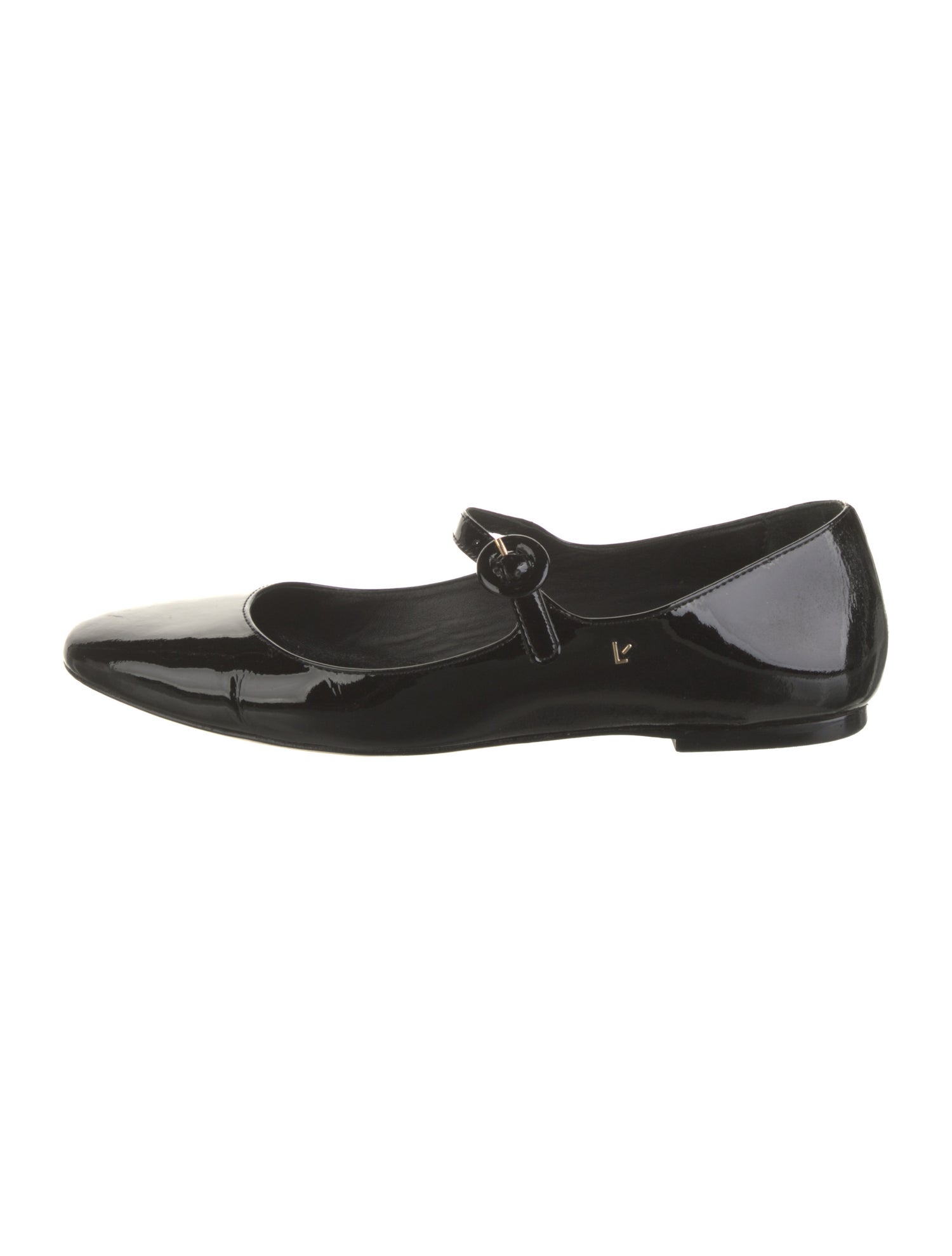 Larroude Patent Leather Mary Jane Flats