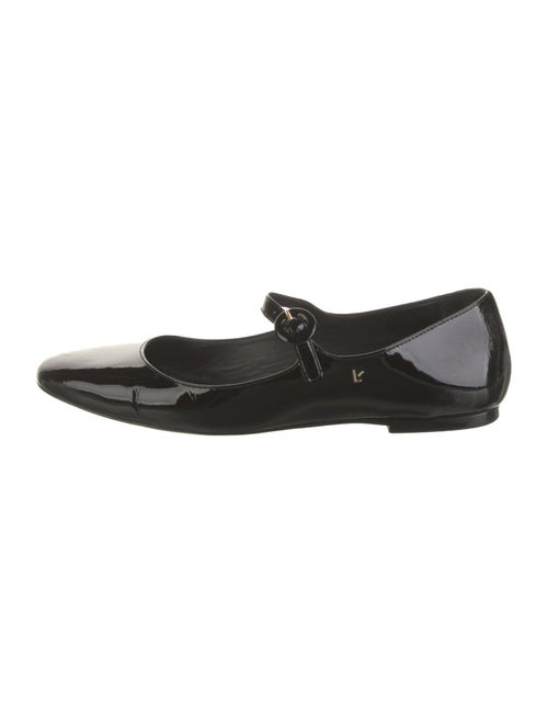 Larroude Patent Leather Mary Jane Flats