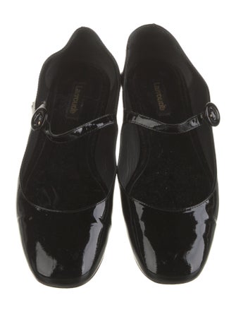 Larroude Patent Leather Mary Jane Flats