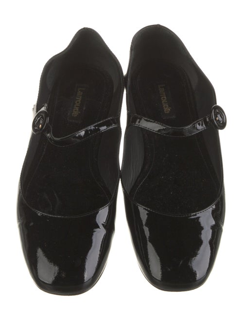 Larroude Patent Leather Mary Jane Flats