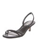Larroude Leather Slingback Sandals
