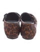 Larroude Ponyhair Animal Print Mary Jane Flats