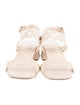 Larroude Raffia Sandals