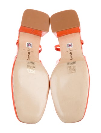 Larroude Patent Leather Slingback Pumps