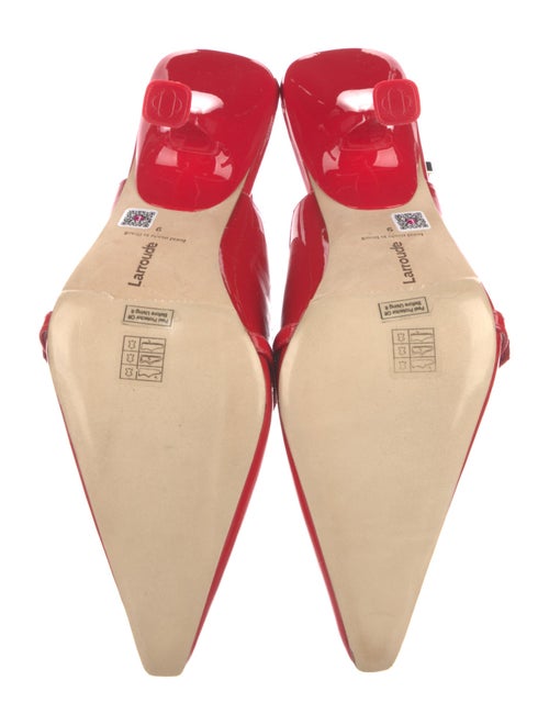 Larroude Patent Leather Slingback Pumps