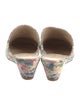 Larroude Floral Print Mules