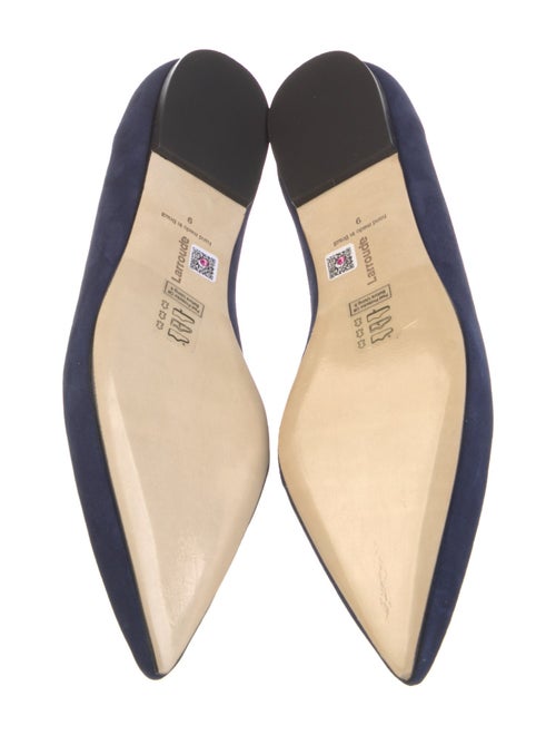 Larroude Suede Ballet Flats