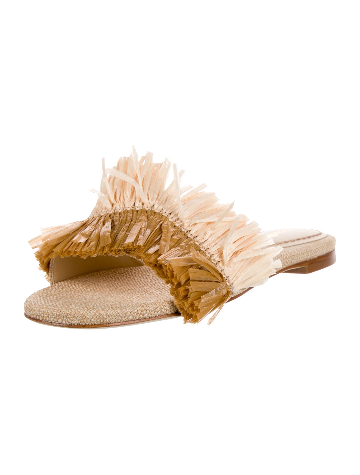 Larroude Raffia Espadrilles