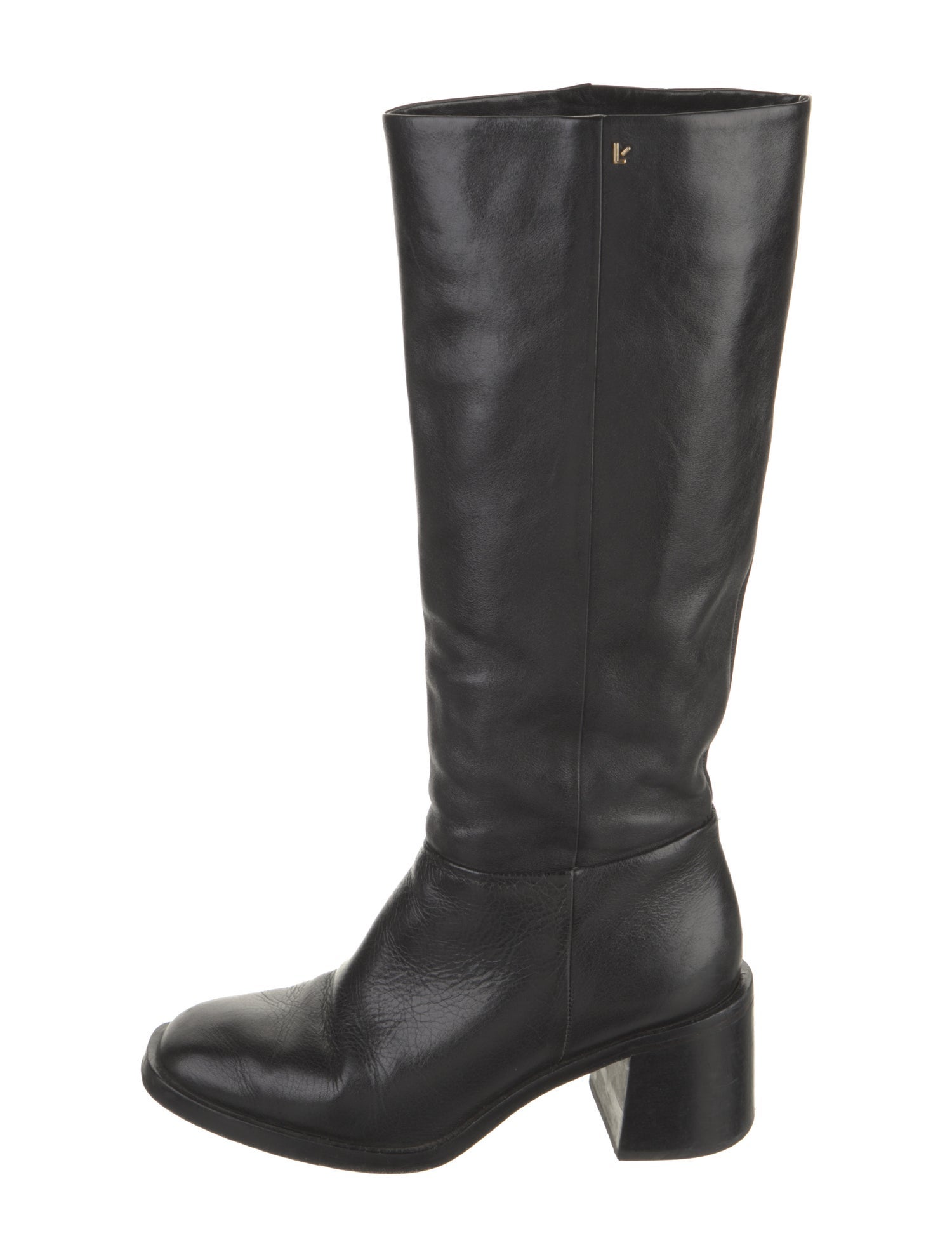 Larroude Leather Riding Boots