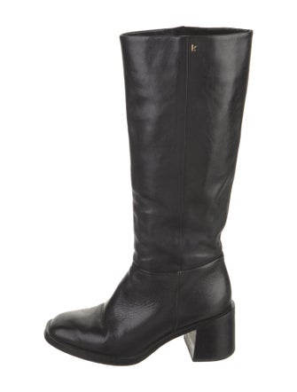 Larroude Leather Riding Boots