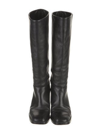 Larroude Leather Riding Boots