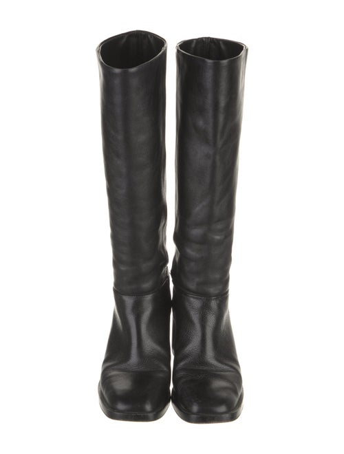 Larroude Leather Riding Boots