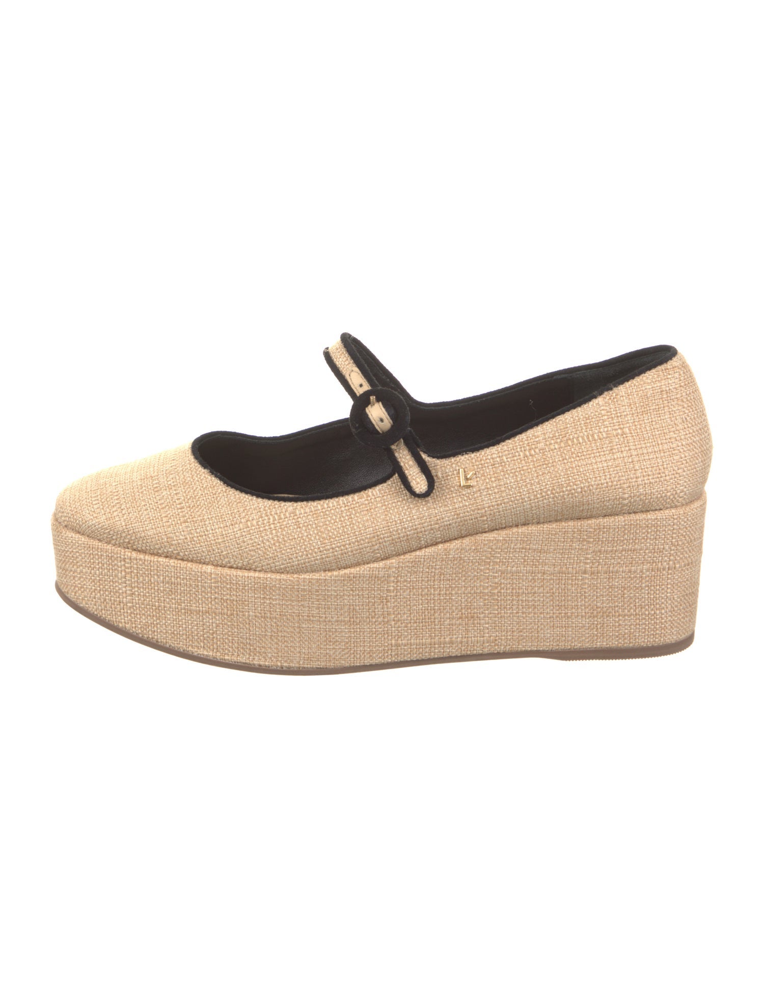 Larroude Raffia Pumps