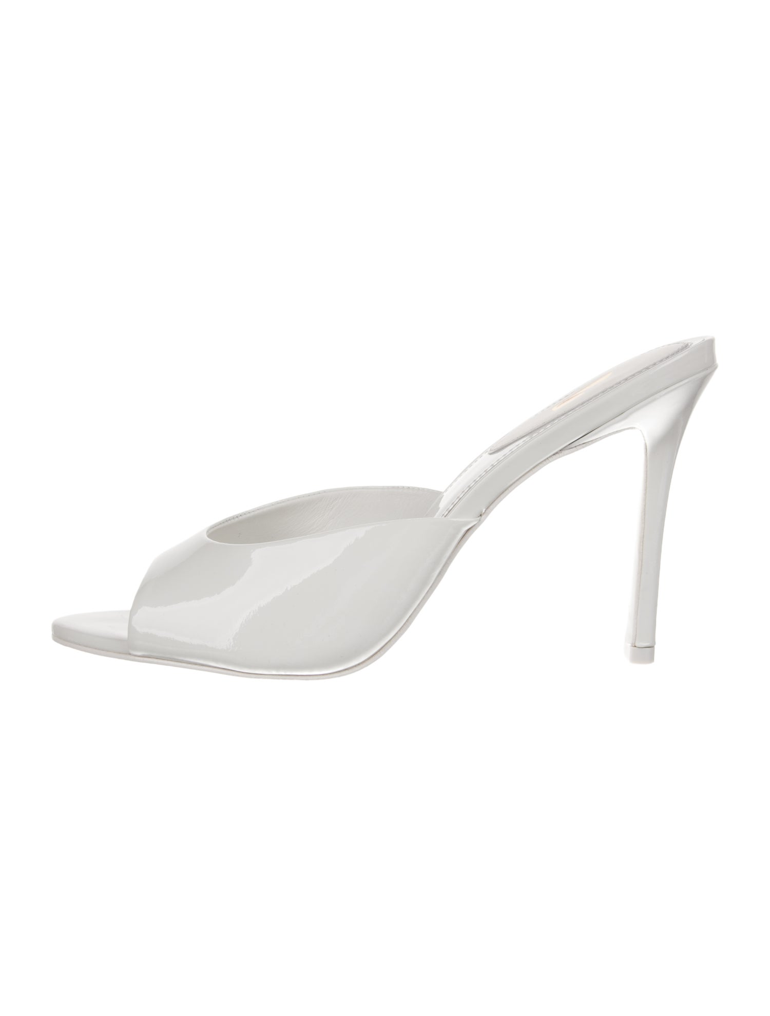 Larroude Patent Leather Slides