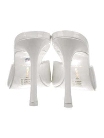 Larroude Patent Leather Slides