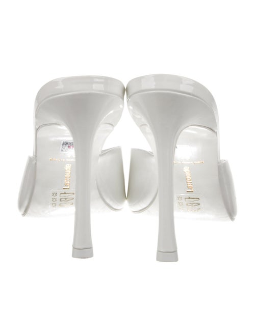 Larroude Patent Leather Slides