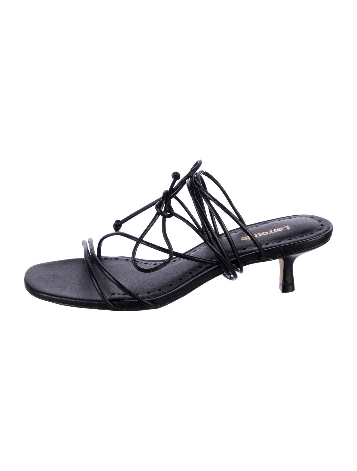 Larroude Leather Gladiator Sandals