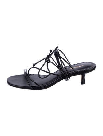 Larroude Leather Gladiator Sandals