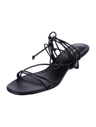 Larroude Leather Gladiator Sandals