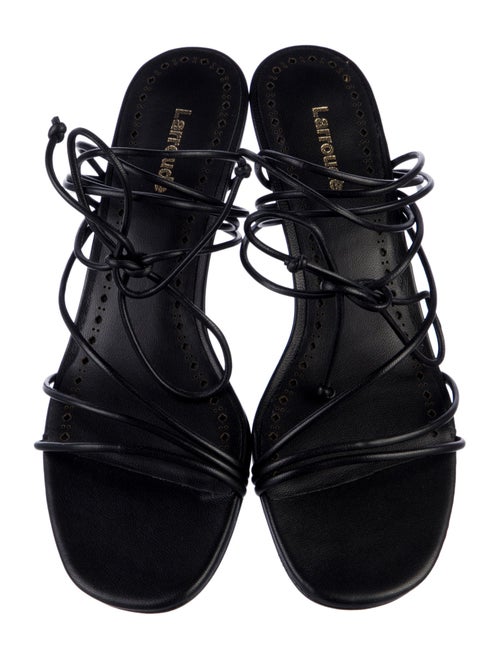 Larroude Leather Gladiator Sandals