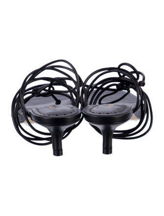 Larroude Leather Gladiator Sandals