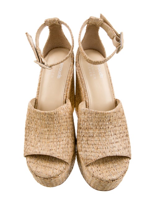 Larroude Straw Espadrilles