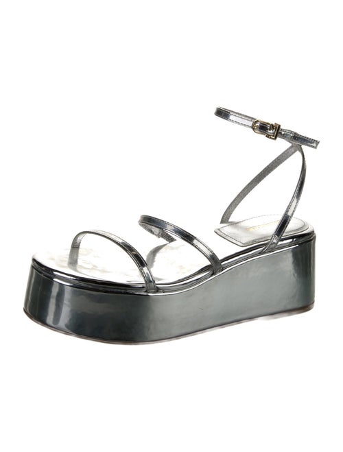 Larroude Patent Leather Sandals