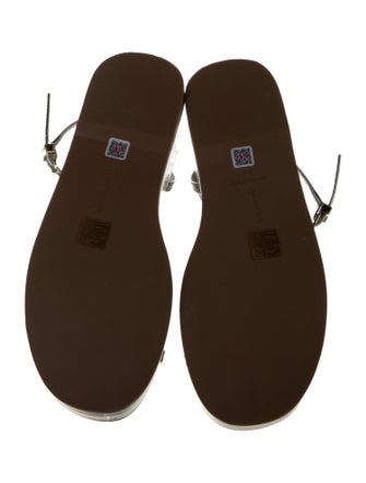 Larroude Patent Leather Sandals