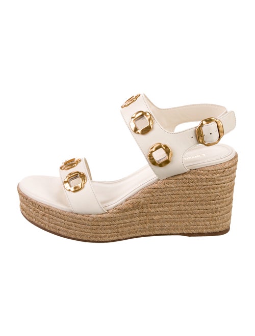 Larroude Leather Espadrilles