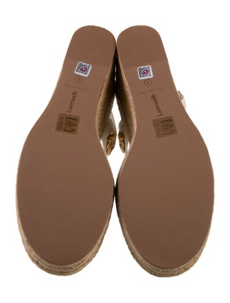 Larroude Leather Espadrilles