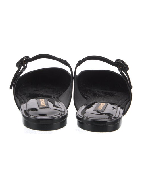 Larroude Patent Leather Mules
