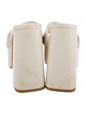 Larroude Leather Slides