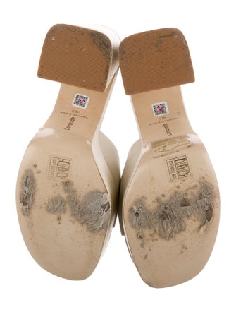 Larroude Leather Slides