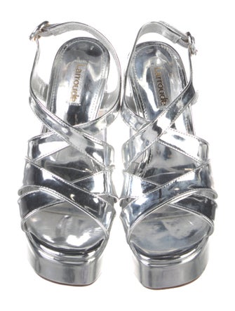 Larroude Leather Sandals