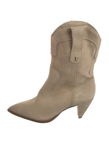 Larroude Boots Suede Western 7